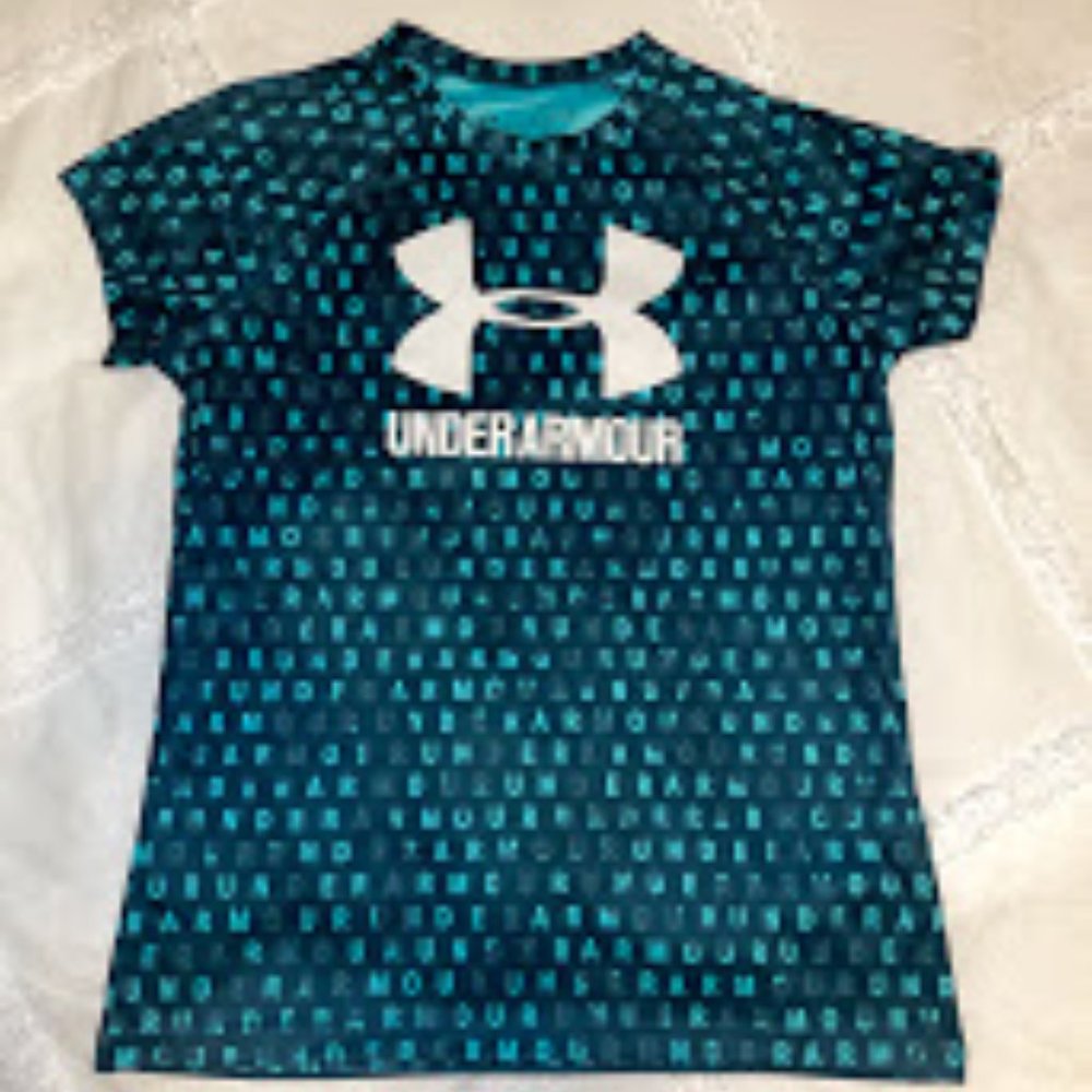 Girls' Under Armour Big Logo T-shirt Size XL